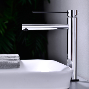 Venta caliente comercial cromado montado en cubierta lavabo grifo mezclador grifo de baño