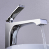 Grifo mezclador de mano de lavado de una sola manija de latón de lujo Grifo de lavabo de agua para fregadero de baño