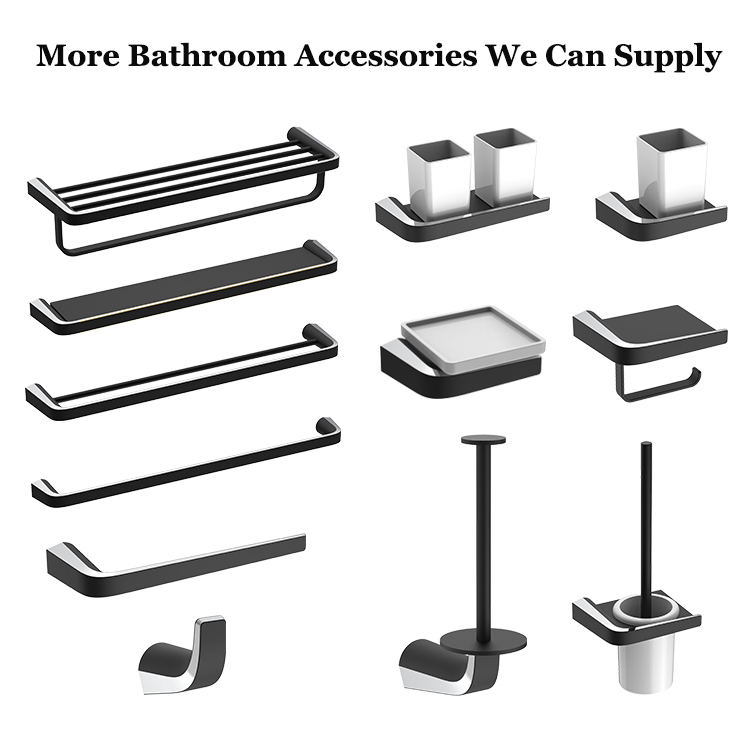 2021, fábrica de Guangdong, accesorios de baño modernos, soporte de jabonera cuadrado montado en la pared de cobre