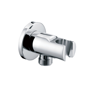 "Soporte de cabezal de ducha de mano cromado para baño al por mayor de fabricación china con conector de ducha"