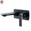 Gran oferta, grifo mezclador de lavabo de ahorro de agua de estilo avanzado, grifo montado en la pared, grifo de salida única para lavabo de baño