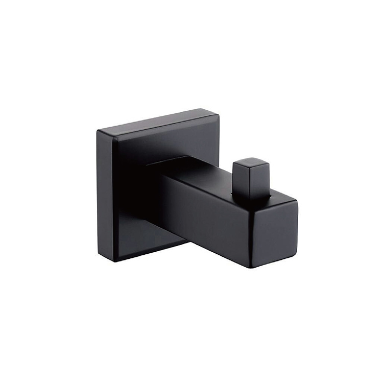 Venta al por mayor de alta calidad SUS 304 de acero inoxidable de cuatro piezas negro mate montado en la pared accesorios de baño conjunto