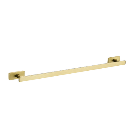 Barra de toalla montada en la pared de lujo del oro del latón del hotel de los accesorios del cuarto de baño individual