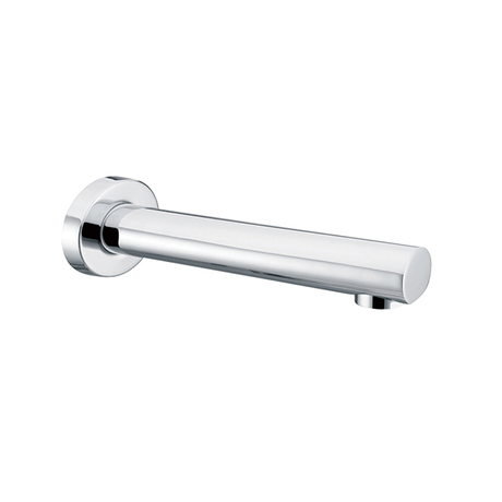 Venta al por mayor de fábrica de China, grifo de bañera montado en la pared cromado, salida de agua, caño de baño de latón para baño